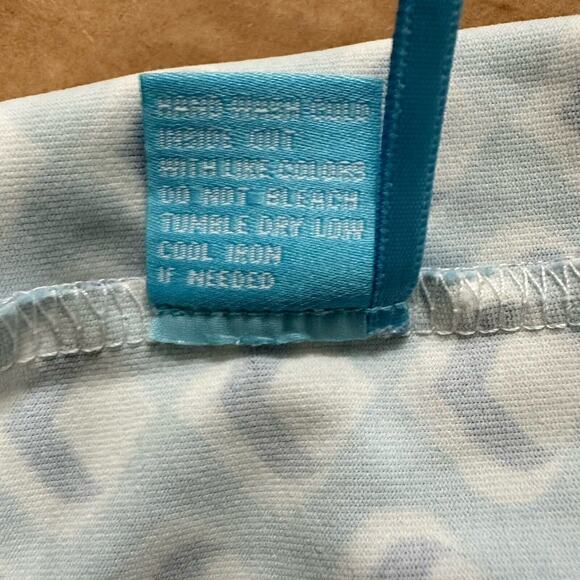 J Mclaughlin Skort Size XS Blue Geometric Mini Skirt Golf Tennis Pockets Preppy - Picture 4 of 9